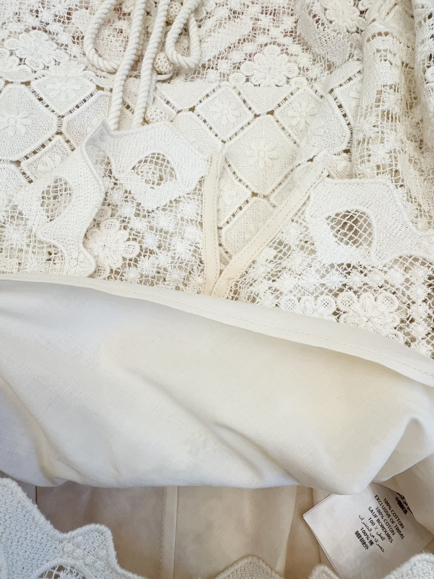 ZIMMERMANN Женская кружевная блузка ZIMMERMANN Женская кружевная блузка