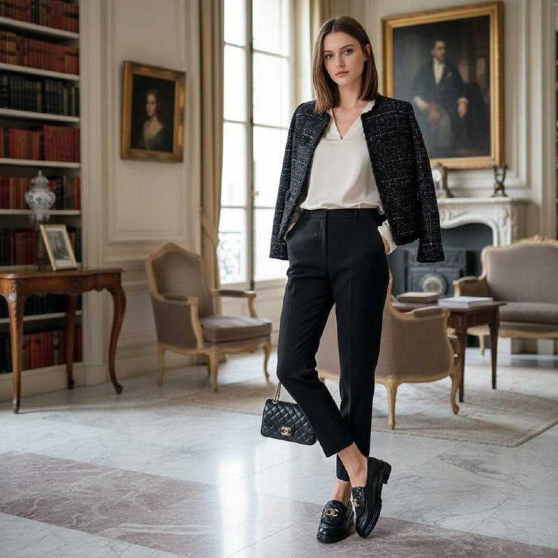 CHANEL Кожаные лоферы CHANEL Кожаные лоферы