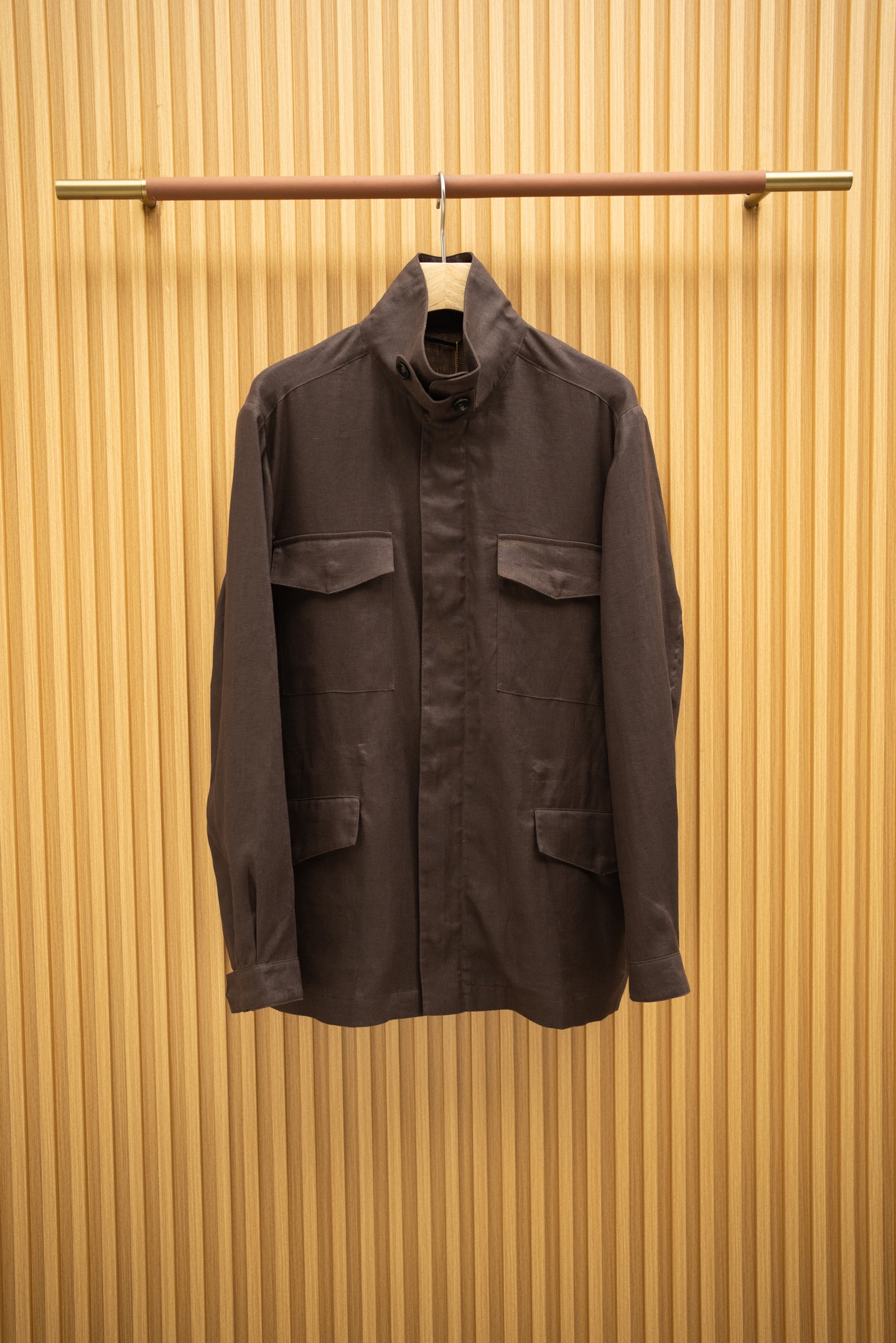 LORO PIANA Мужская куртка лён