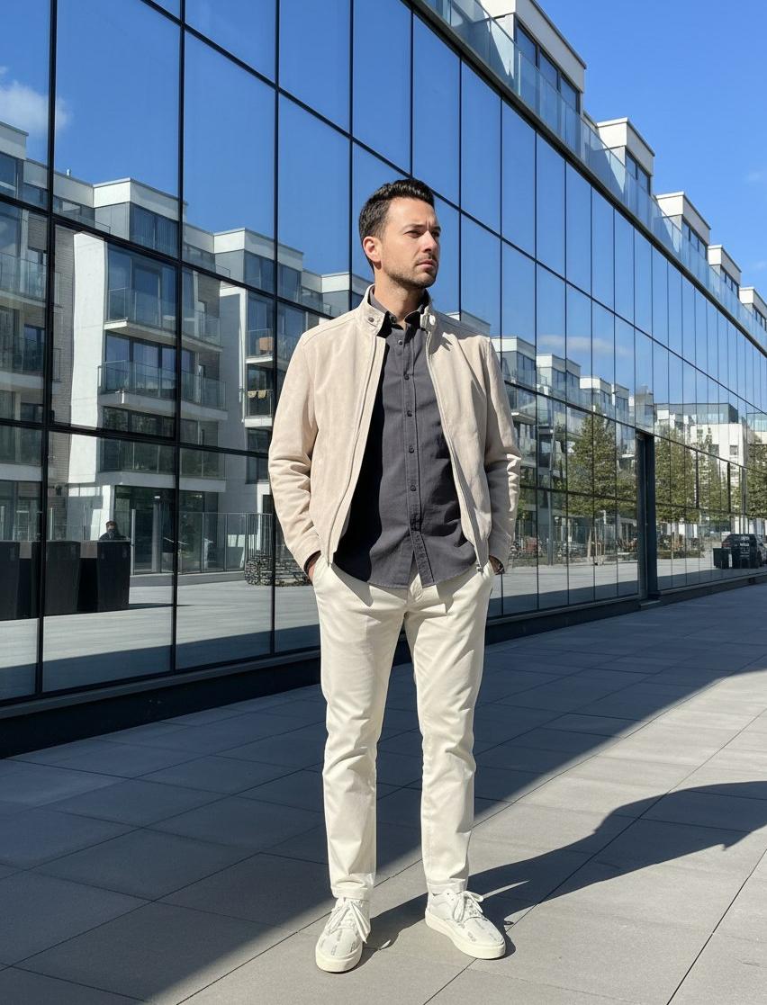 BRUNELLO CUCINELLI Мужская кожаная куртка BRUNELLO CUCINELLI Мужская кожаная куртка