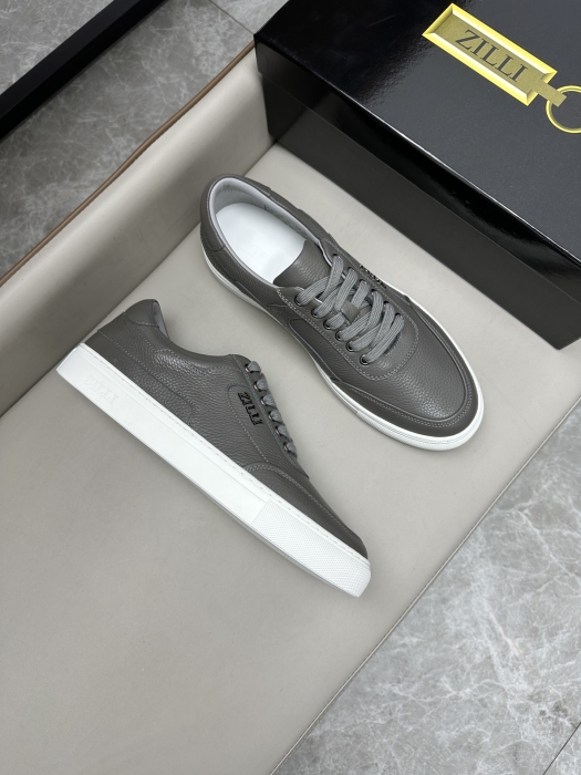 ZILLI Мужские кроссовки из телячьей кожи