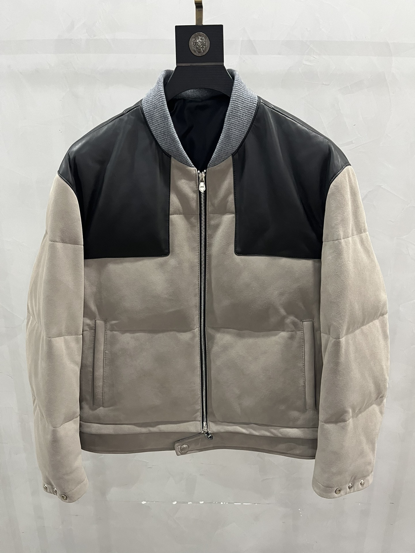 HERMES Мужская куртка из замши и кожи HERMES Мужская куртка из замши и кожи