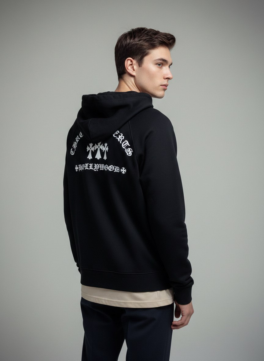 CHROME HEARTS Мужская толстовка из хлопка CHROME HEARTS Мужская толстовка из хлопка