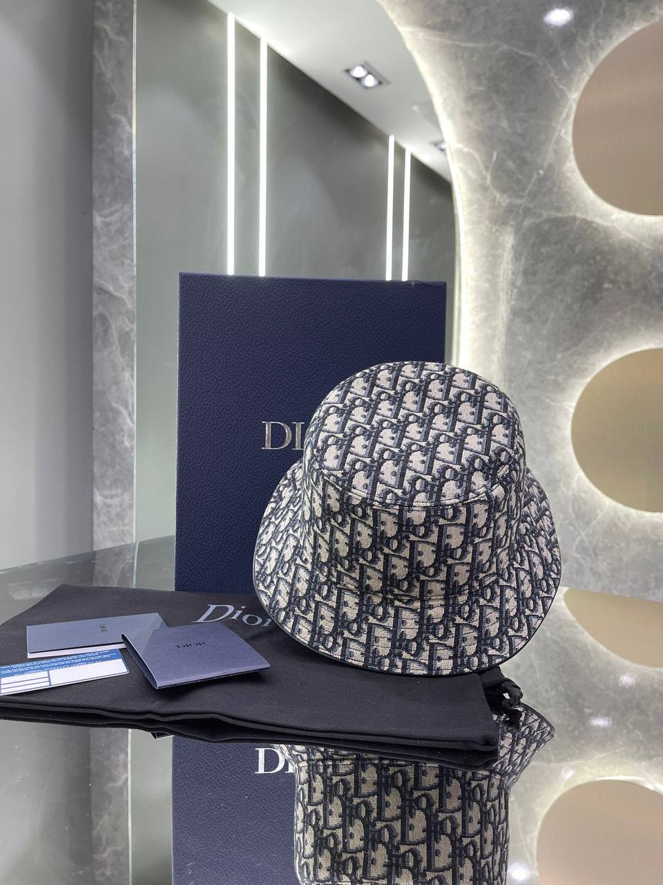 CHRISTIAN DIOR (КРИСТИАН ДИОР) Мужская панама Dior Oblique