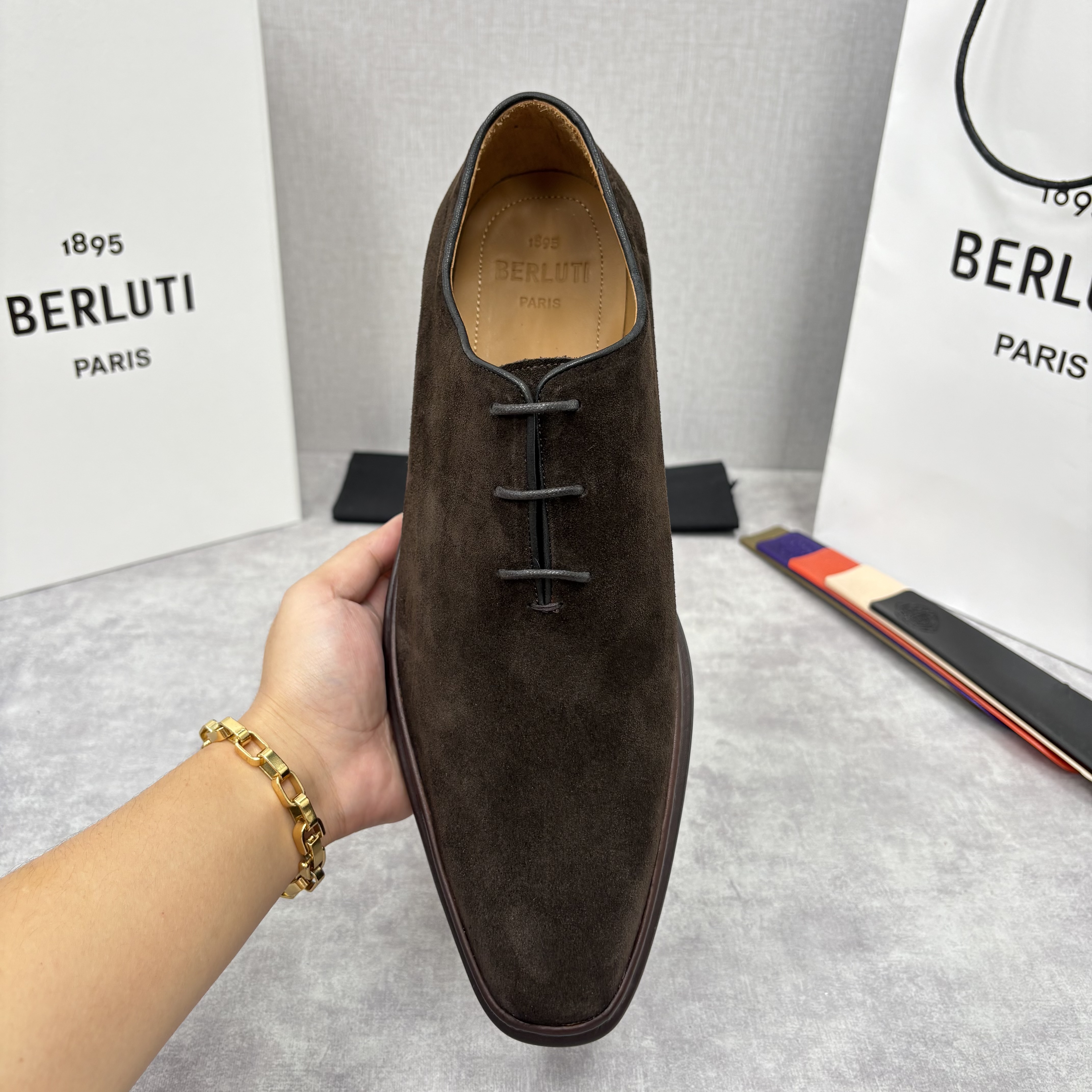 BERLUTI Мужские лоферы Alto замша