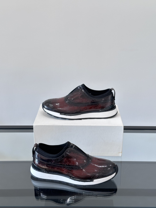 BERLUTI Мужские кроссовки коровья кожа