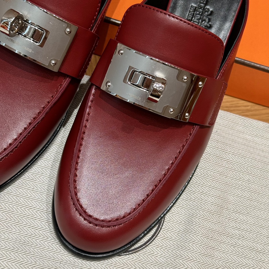 HERMES Женские мюли Lota телячья кожа