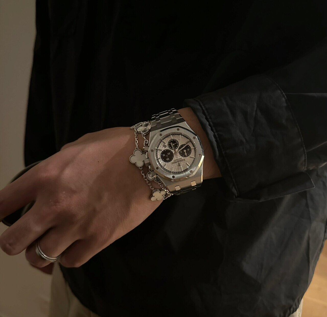 AUDEMARS PIGUET Мужские часы Royal Oak Chronograph 41 сталь AUDEMARS PIGUET Мужские часы Royal Oak Chronograph 41 сталь