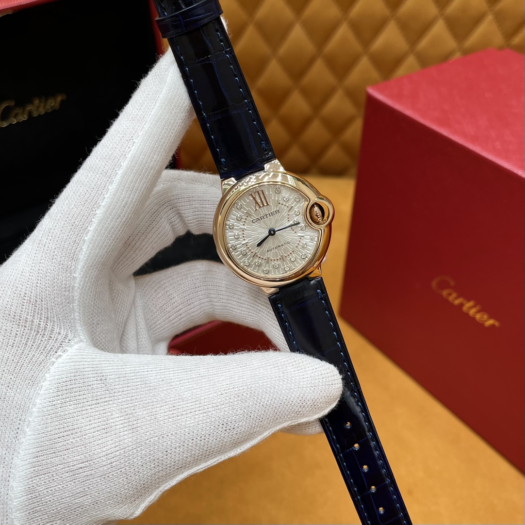 CARTIER Женские часы Cartier Ballon Bleu 33 WGBB0052 CARTIER Женские часы Cartier Ballon Bleu 33 WGBB0052