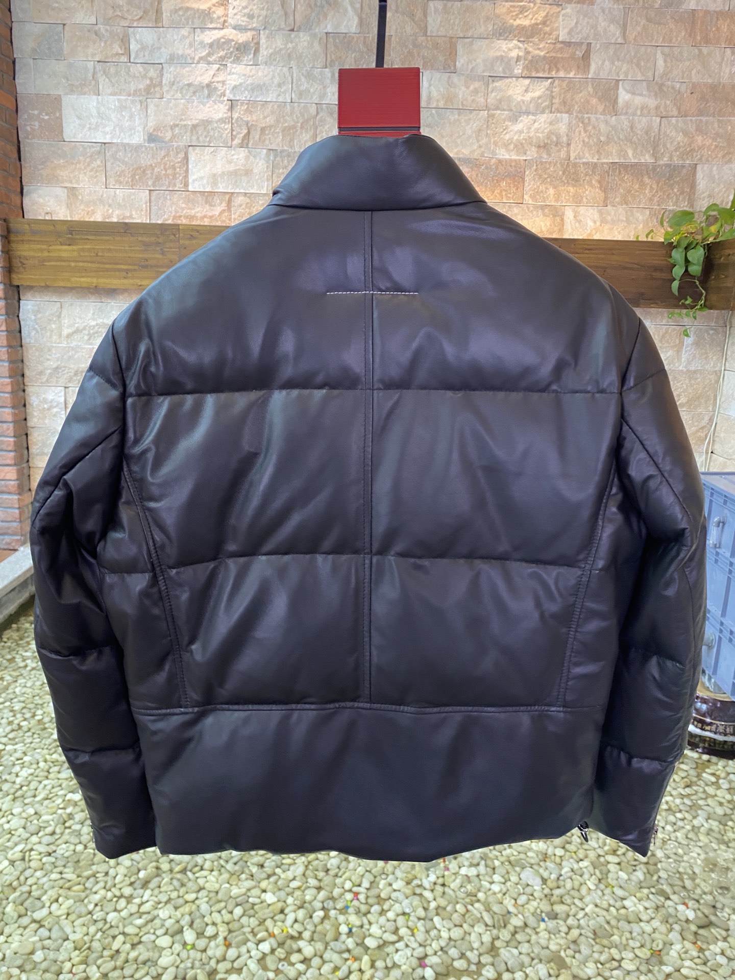 MAISON MARGIELA Мужская кожаная куртка MAISON MARGIELA Мужская кожаная куртка