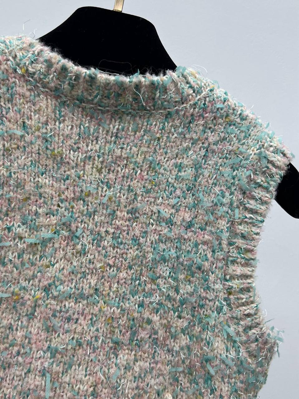 CHANEL Женский жилет с мягким ворсом CHANEL Женский жилет с мягким ворсом