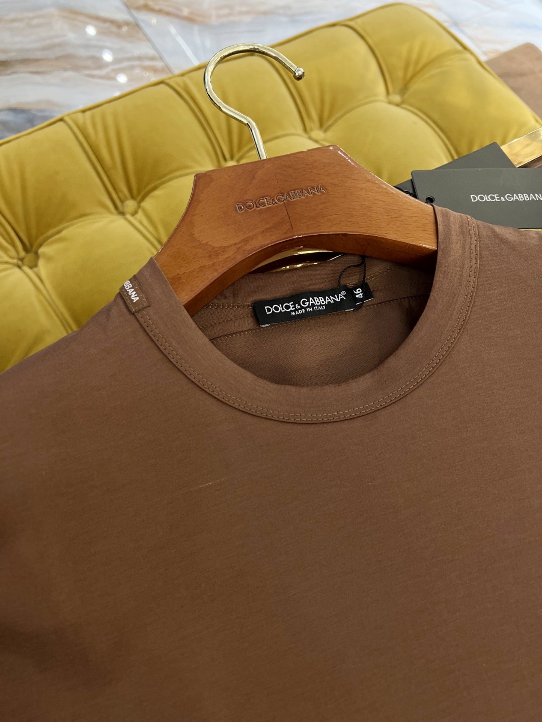 DOLCE & GABBANA Мужская футболка шёлк