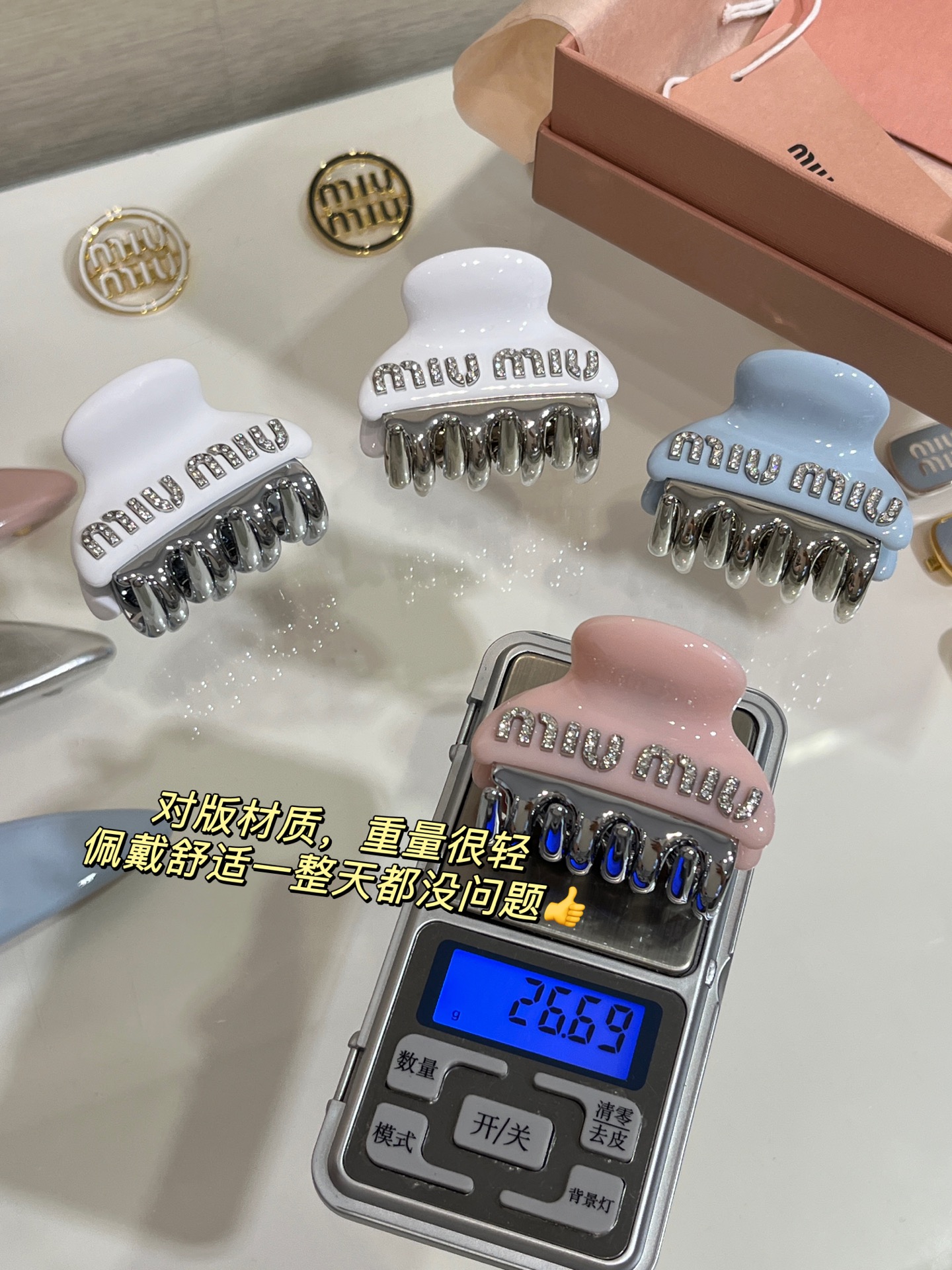 MIU MIU Крабик для волос MIU MIU Крабик для волос