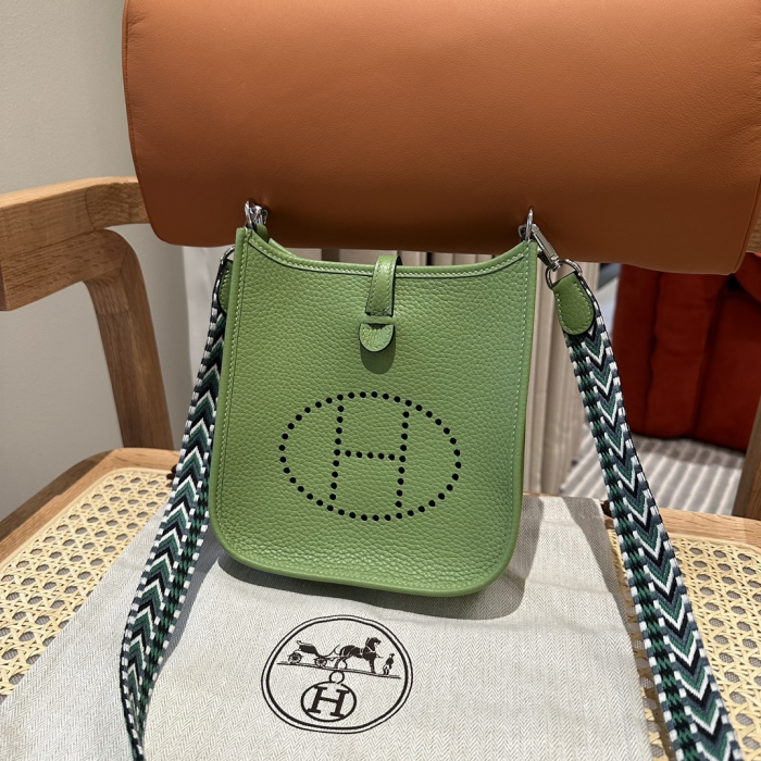  Hermes Женская сумка Evelyne 16 см 3i/Vert Criquer Clemence