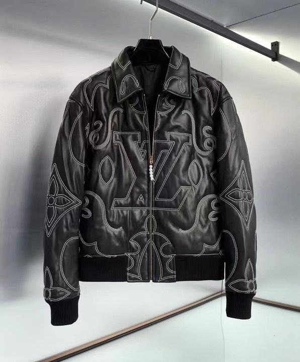 LOUIS VUITTON Мужская кожаная куртка LOUIS VUITTON Мужская кожаная куртка