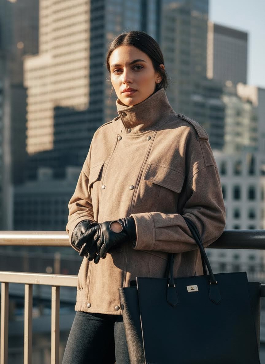 SAINT LAURENT Женская кожаная куртка SAINT LAURENT Женская кожаная куртка