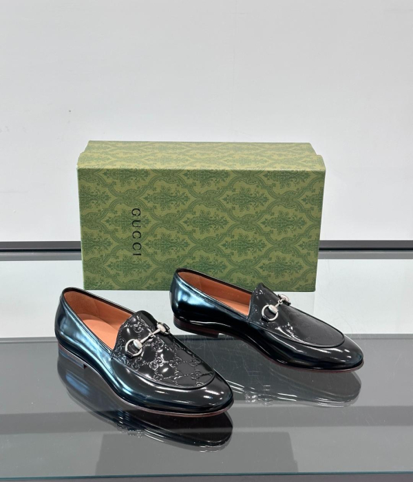 GUCCI Мужские лоферы воловья кожа