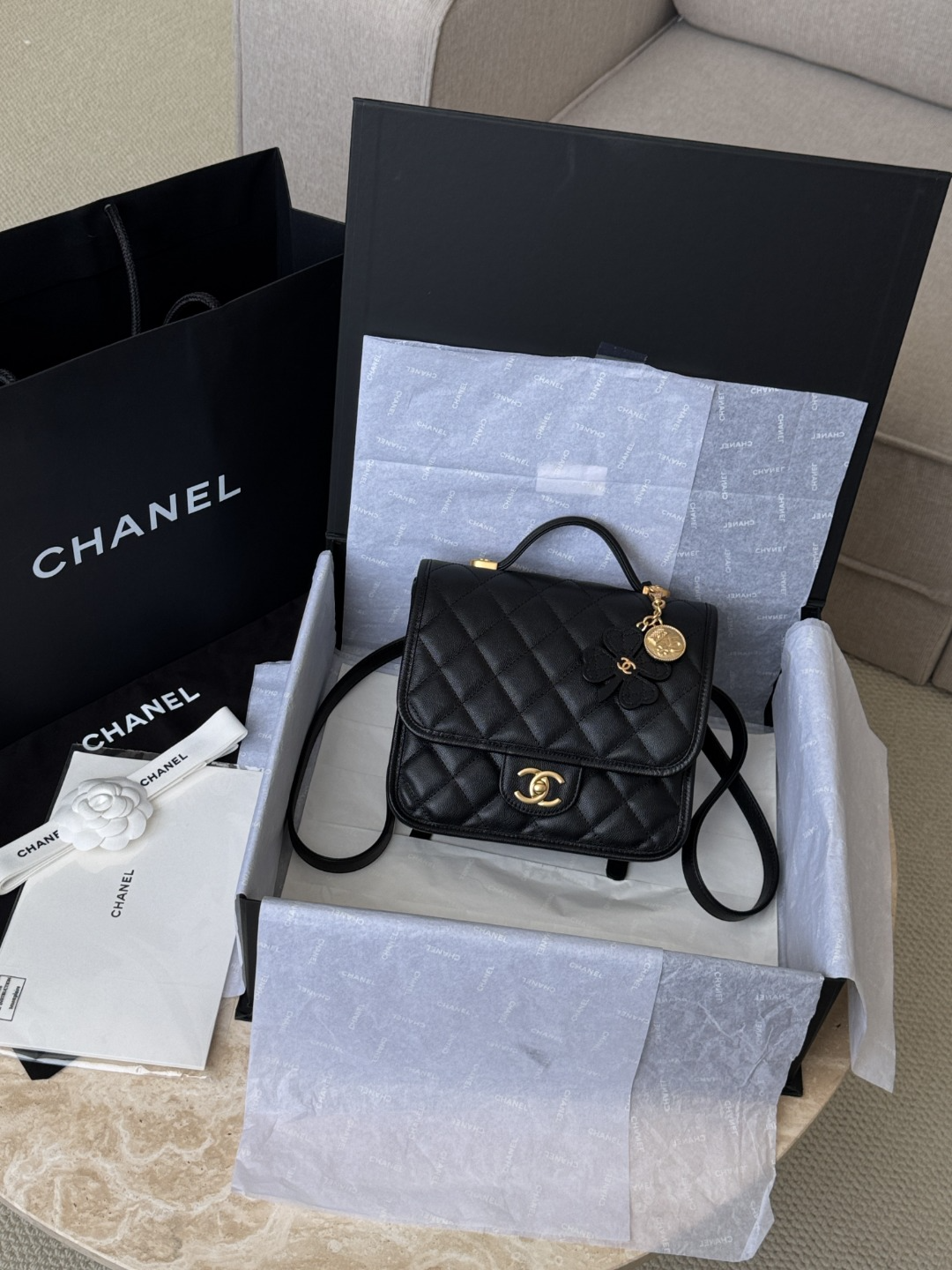 CHANEL Женский рюкзак 25B 