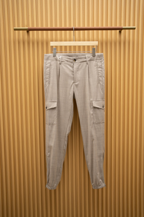 BRUNELLO CUCINELLI Мужские брюки из шерсти