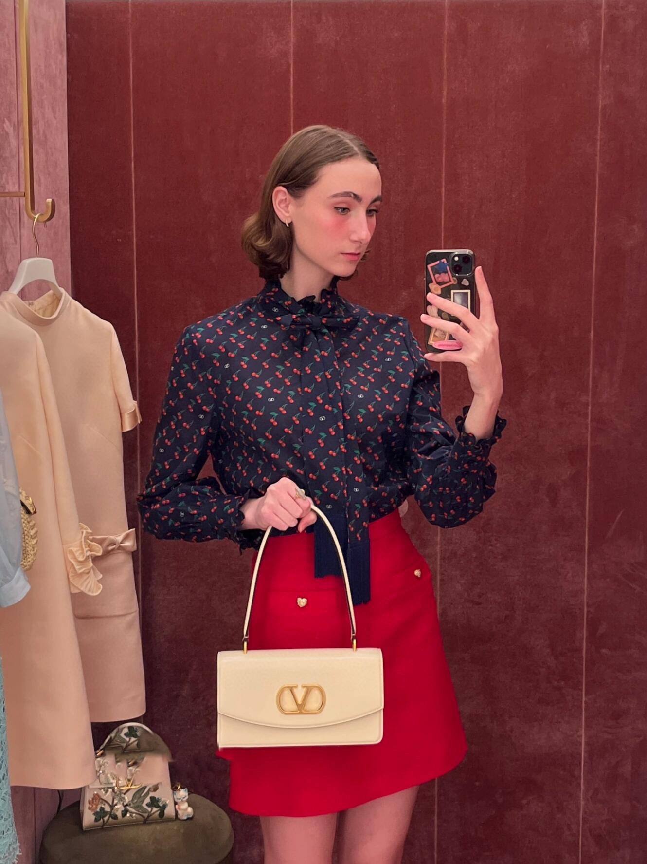 VALENTINO Женская блузка из хлопка VALENTINO Женская блузка из хлопка