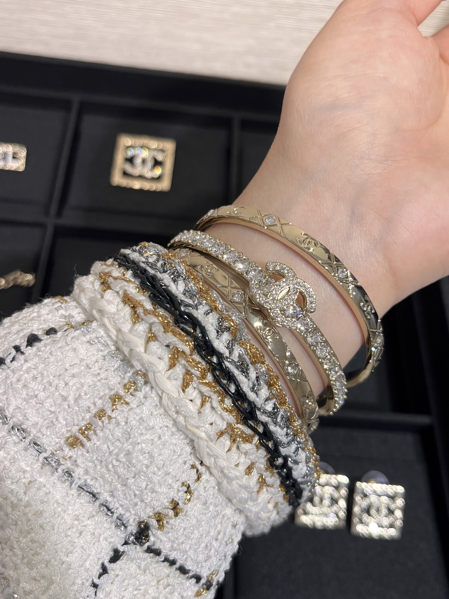 CHANEL Женский тройной браслет 25A CHANEL Женский тройной браслет 25A