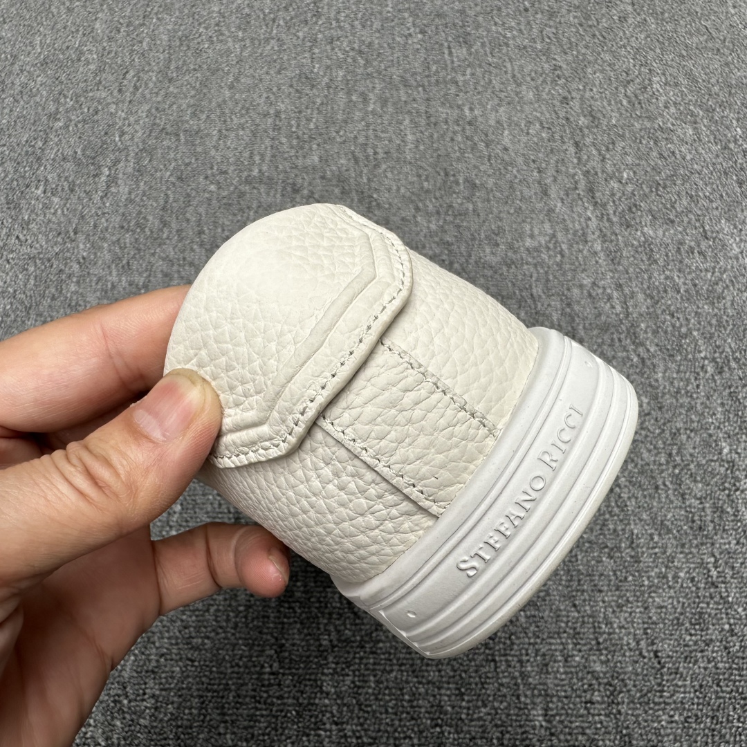 STEFANO RICCI Мужские кроссовки из кожи