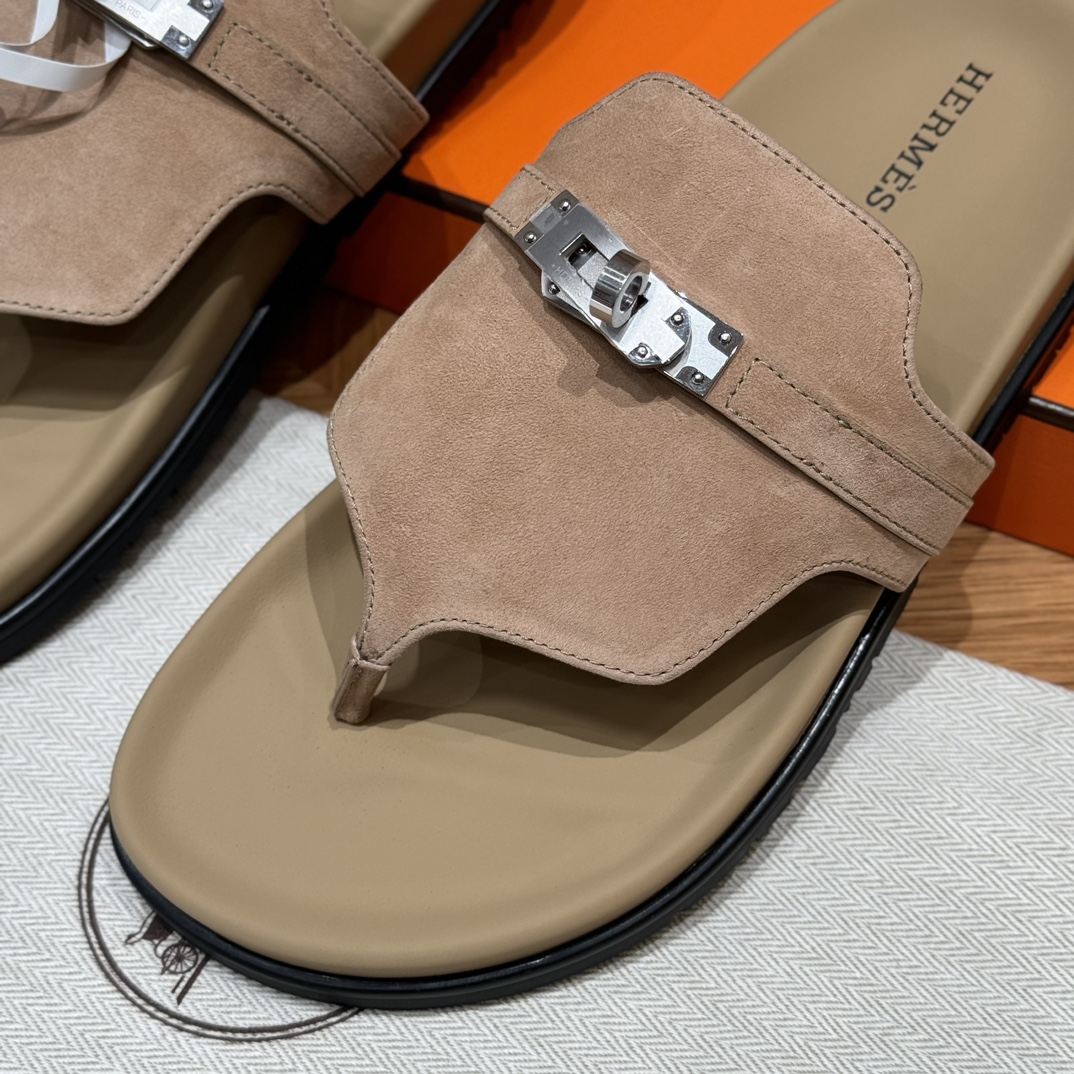 HERMES Женские сандалии Empire из замши HERMES Женские сандалии Empire из замши