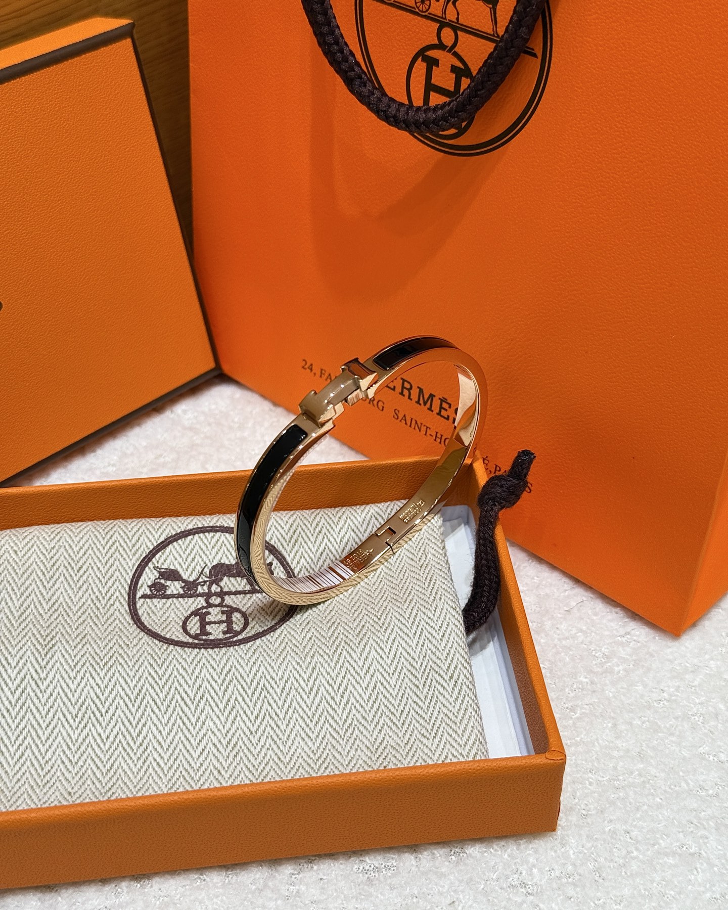 HERMES Браслет Clic H