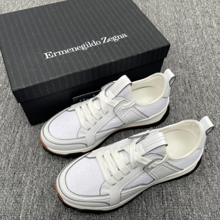 ZEGNA Мужские кроссовки телячья кожа