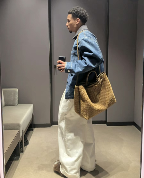 BOTTEGA VENETA Сумка Andiamo замш Large