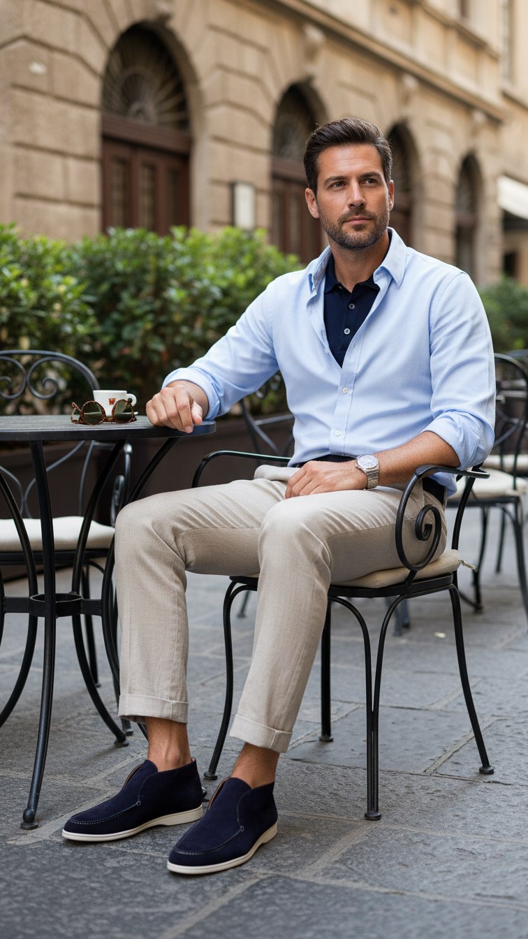 LORO PIANA Мужские ботинки Open Walk LORO PIANA Мужские ботинки Open Walk