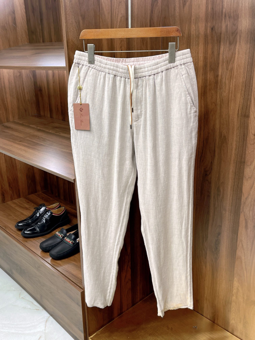 LORO PIANA Мужские льняные брюки