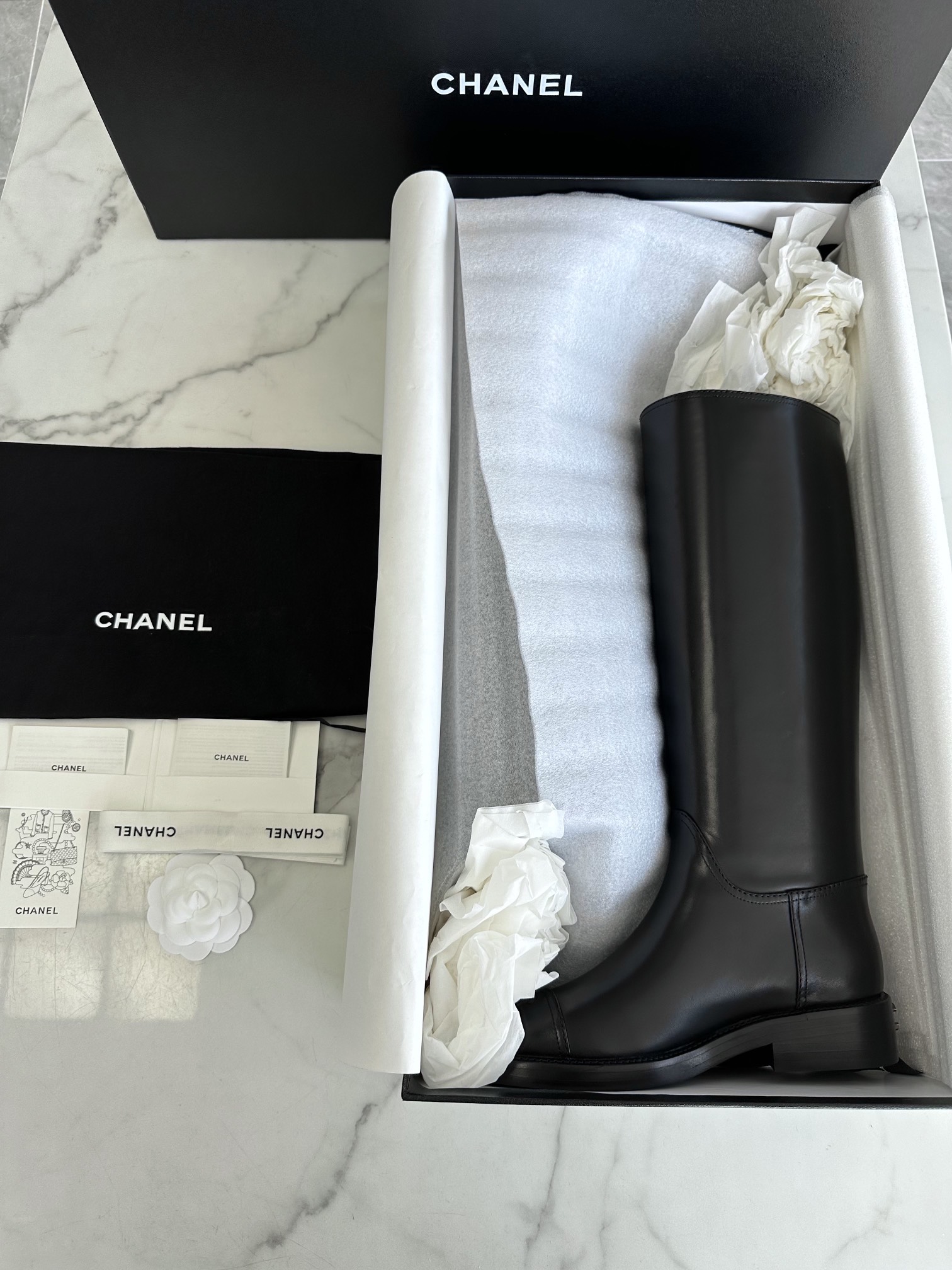 CHANEL Женские высокие сапоги 23S CHANEL Женские высокие сапоги 23S