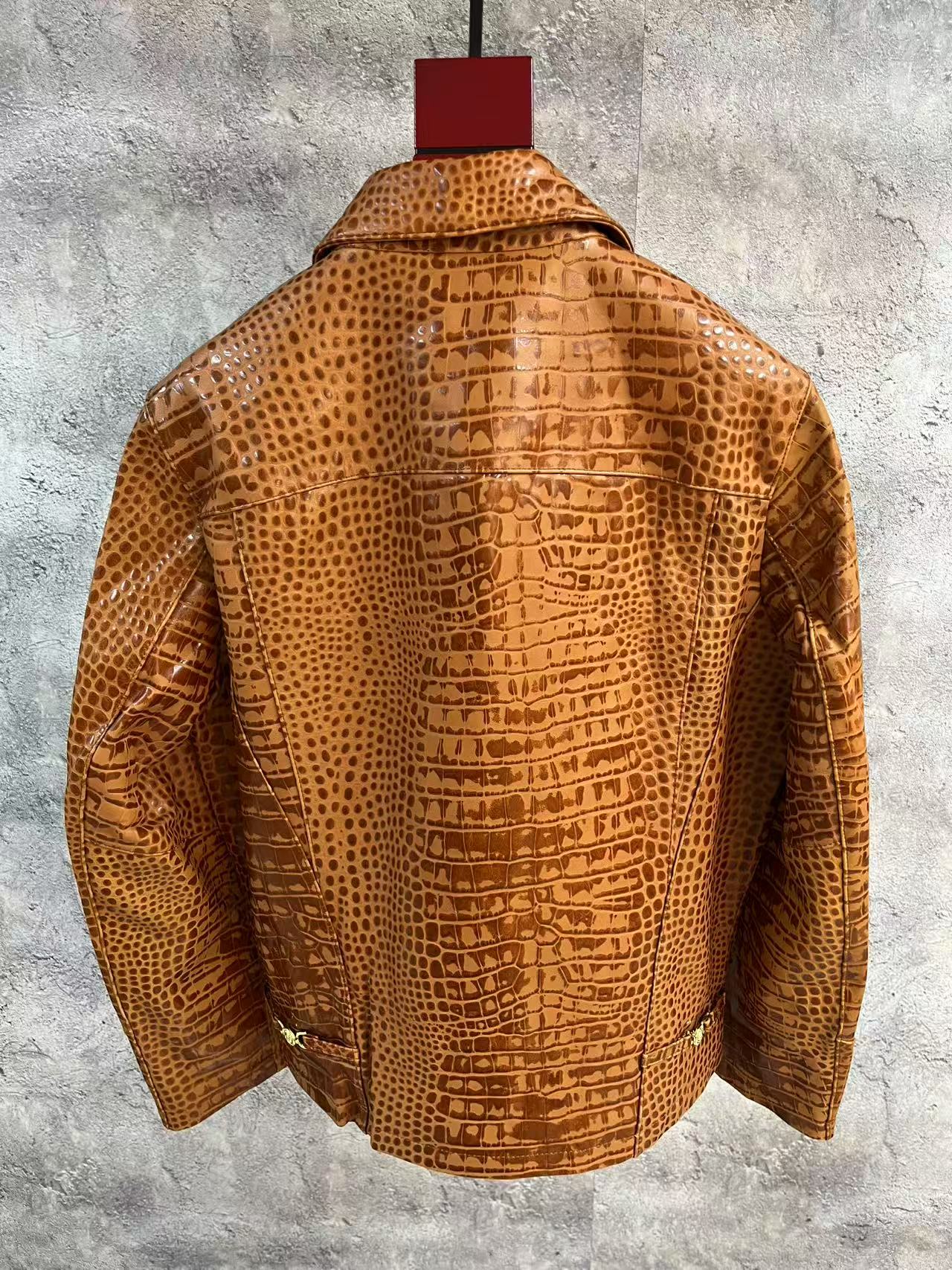 VERSACE Мужская кожаная куртка VERSACE Мужская кожаная куртка