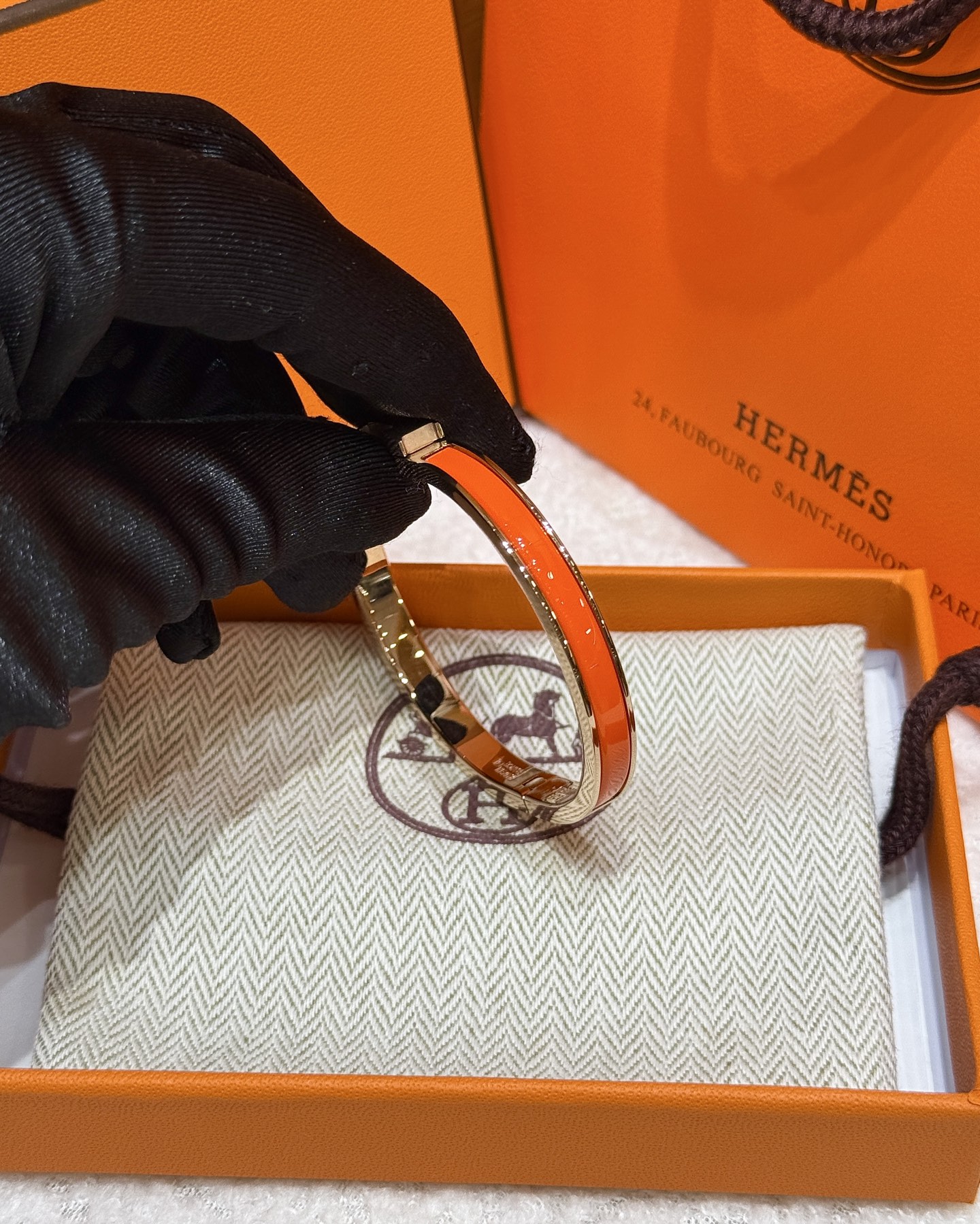 HERMES Браслет Clic H