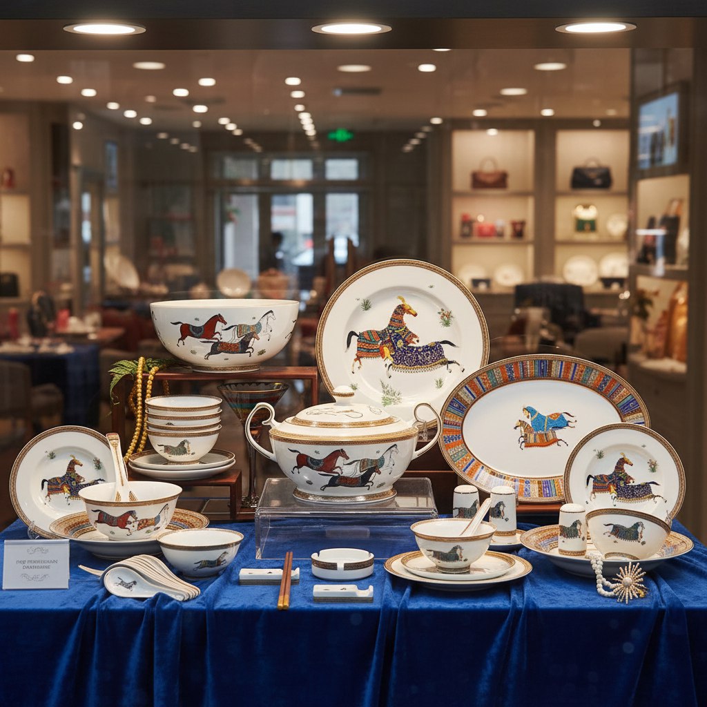 HERMES Набор посуды 58 предметов 10 персон HERMES Набор посуды 58 предметов 10 персон