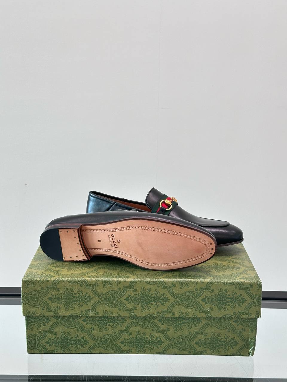 GUCCI Мужские лоферы коровья кожа GUCCI Мужские лоферы коровья кожа