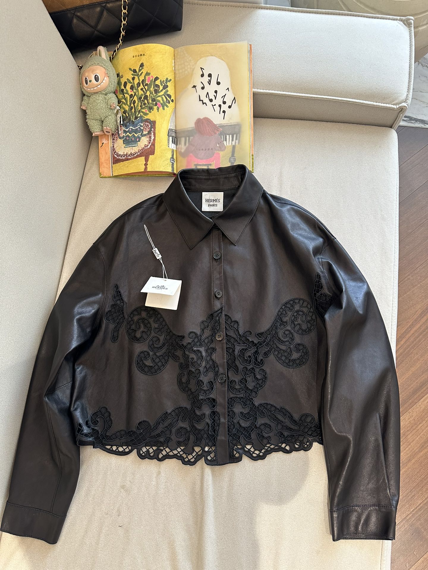 HERMES Женская кожаная куртка HERMES Женская кожаная куртка