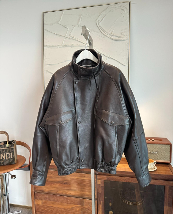 SAINT LAURENT Женская кожаная куртка