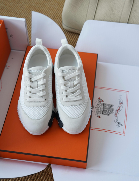 HERMES Женские комбинированые кроссовки Bouncing