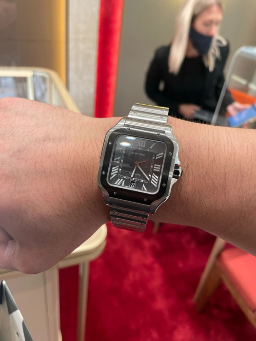 CARTIER Мужские часы Santos WSSA0037