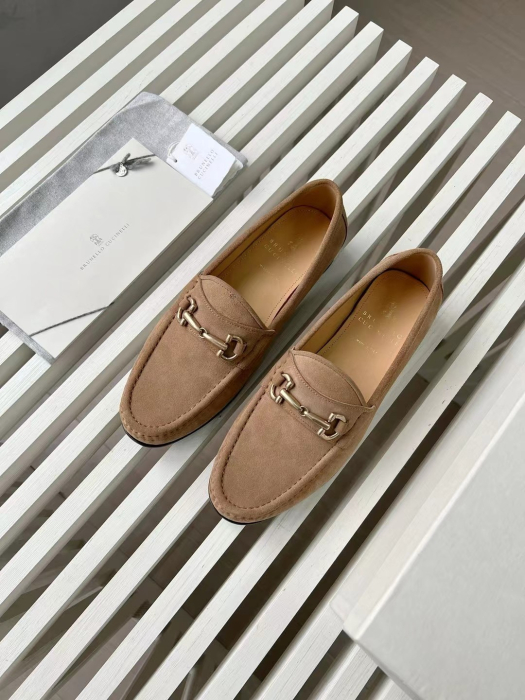  BRUNELLO CUCINELLI Мужские мокасины из замши