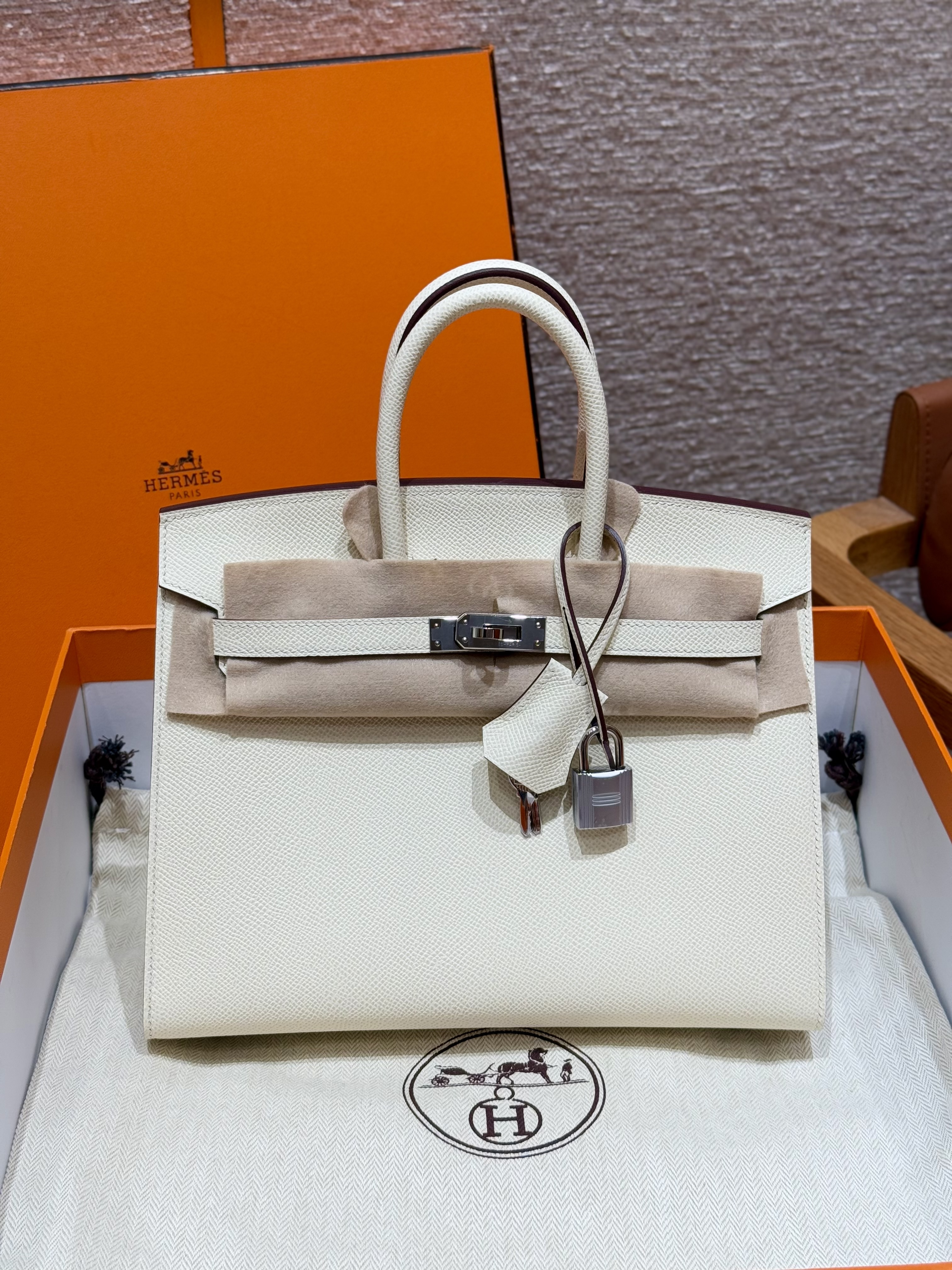 HERMES Женская сумка Birkin 25 см i2 Epsom HERMES Женская сумка Birkin 25 см i2 Epsom
