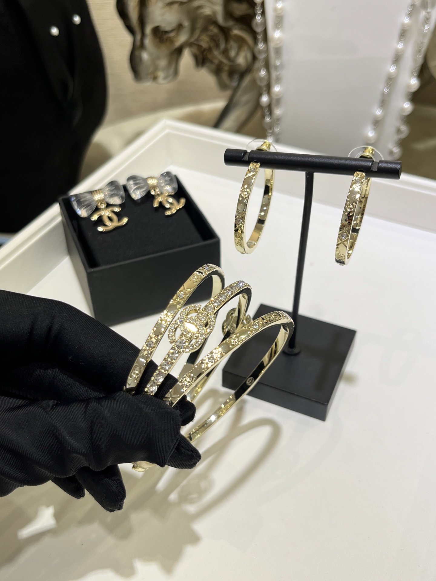 CHANEL Женский тройной браслет 25A CHANEL Женский тройной браслет 25A