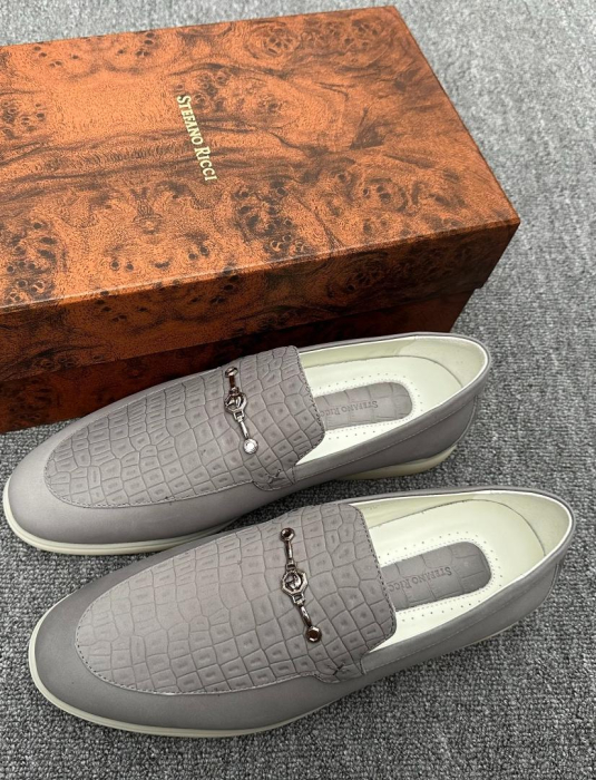 STEFANO RICCI Мужские лоферы из коровьей кожи