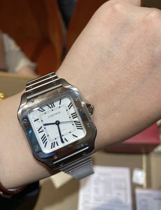 CARTIER Мужские часы Santos WSSA0029 35 мм