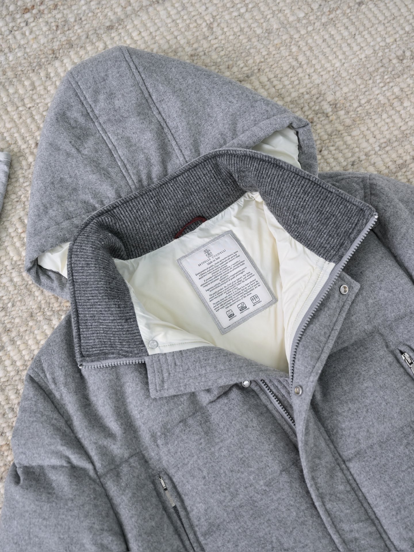 BRUNELLO CUCINELLI Мужской пуховик 