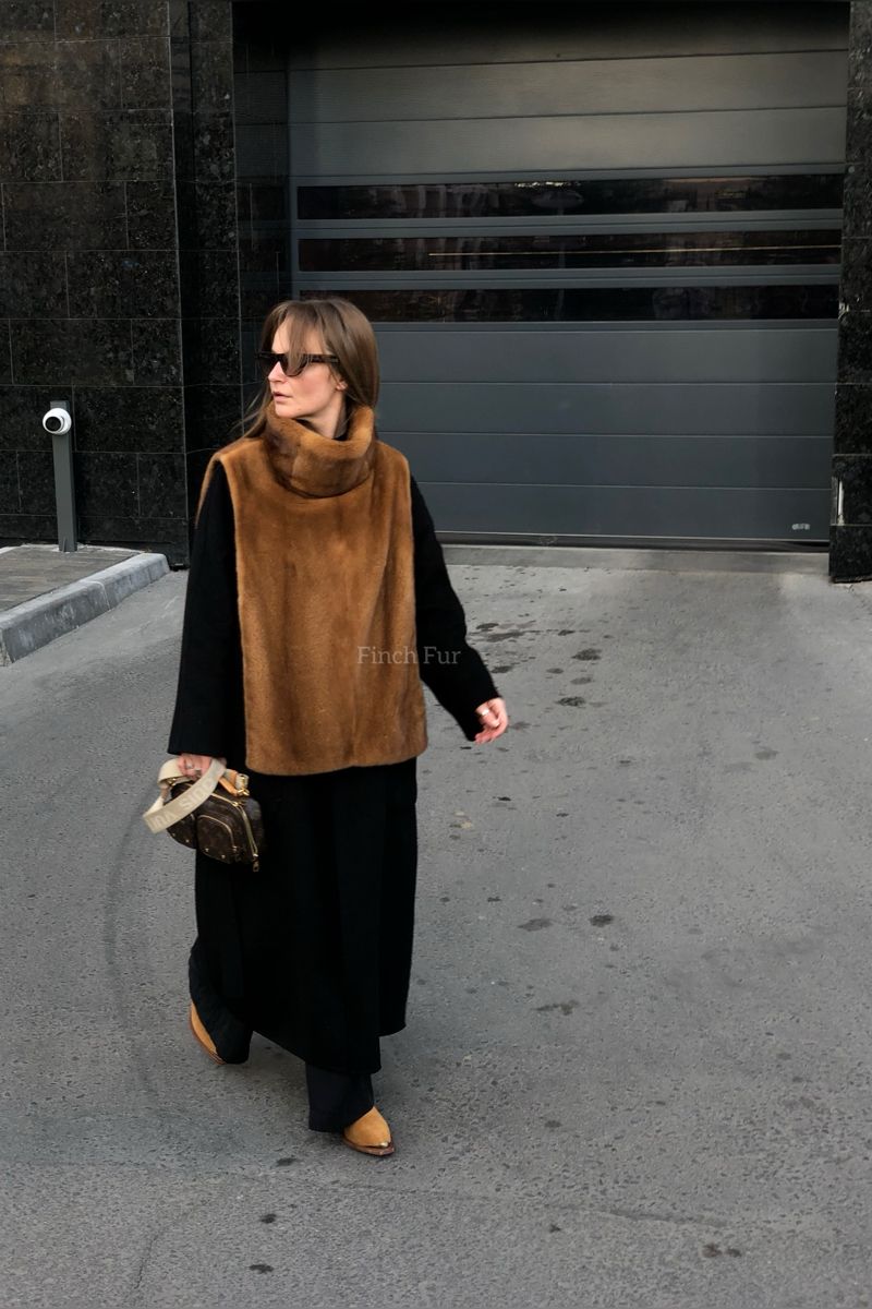 LORO PIANA норковая накидка LORO PIANA норковая накидка