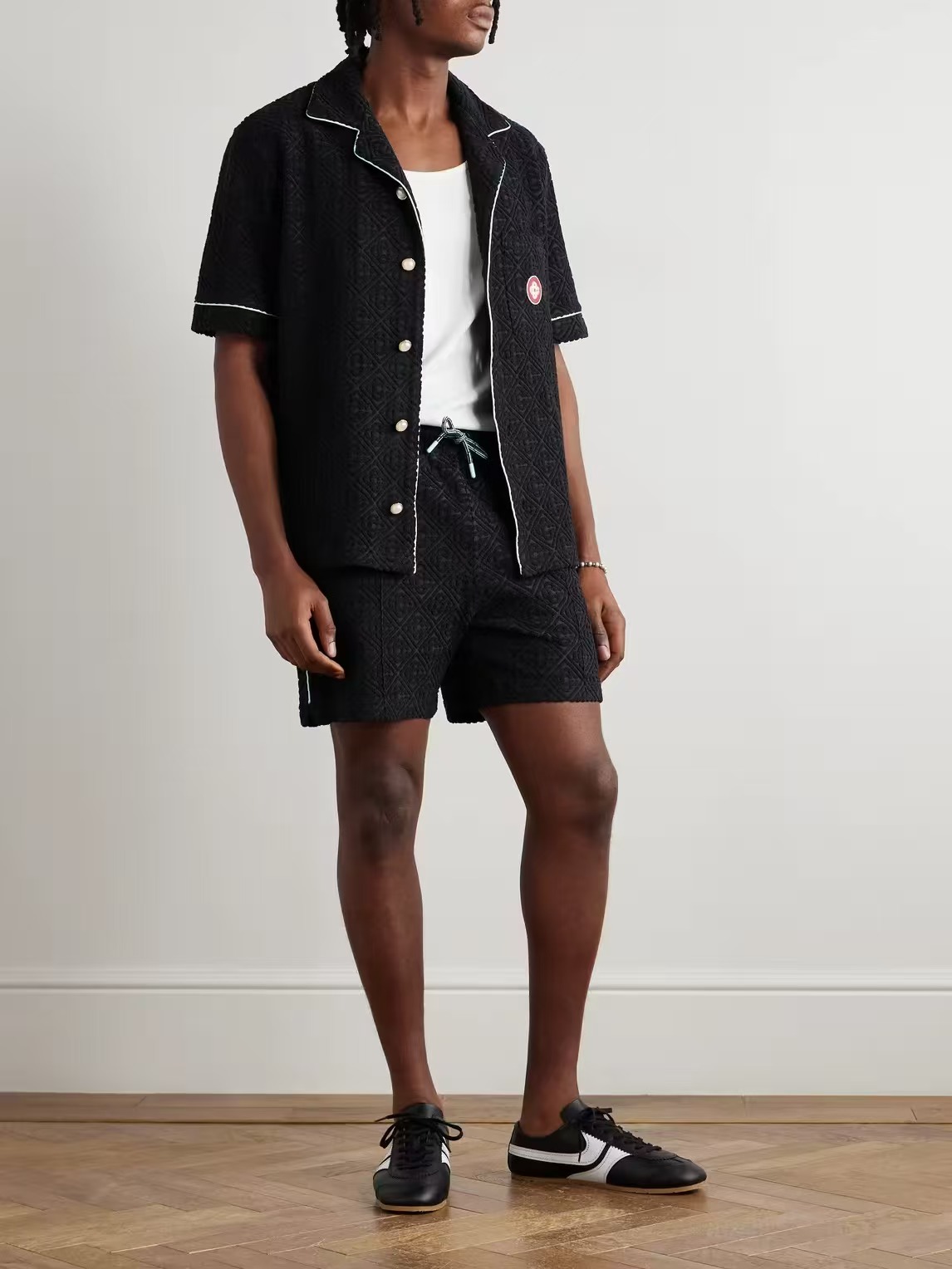 CASABLANCA Мужская рубашка из хлопка CASABLANCA Мужская рубашка из хлопка