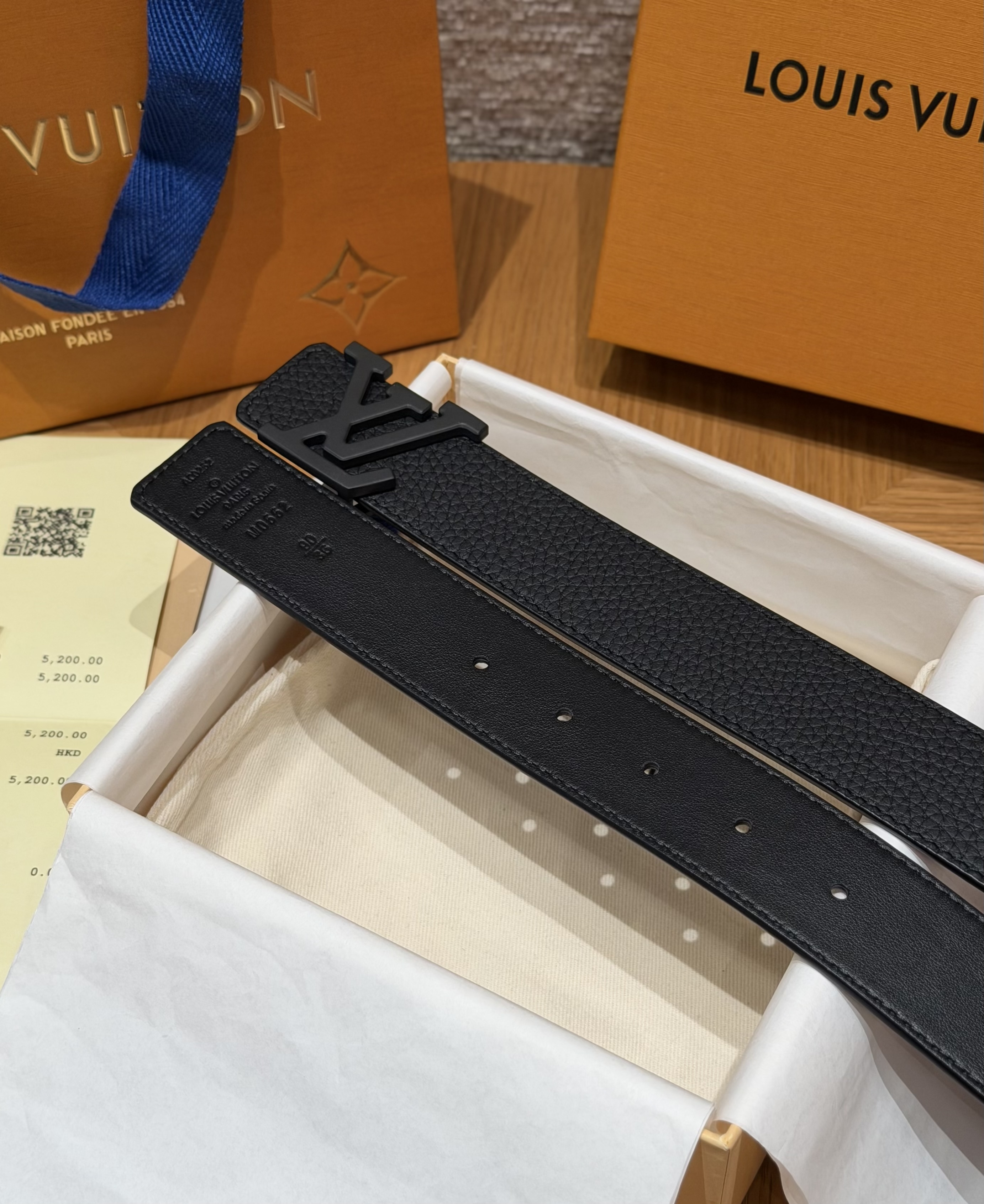 LOUIS VUITTON Мужской ремень 